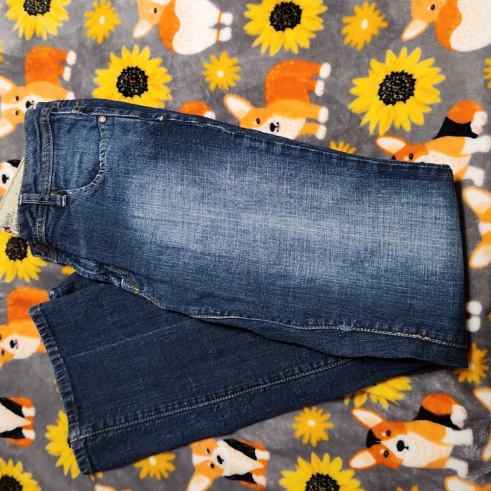 Bisou bisou low rise boot cut jean